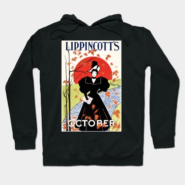 LIPPINCOTT'S OCTOBER 1895 Monthly Magazine Publication by William Carqueville Hoodie by vintageposters